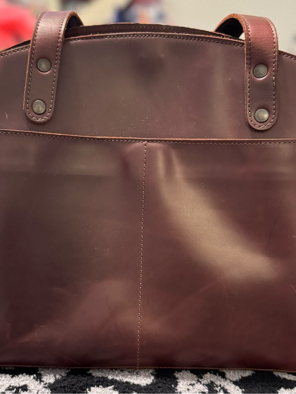 Love 41 Leather Organizer Satchel